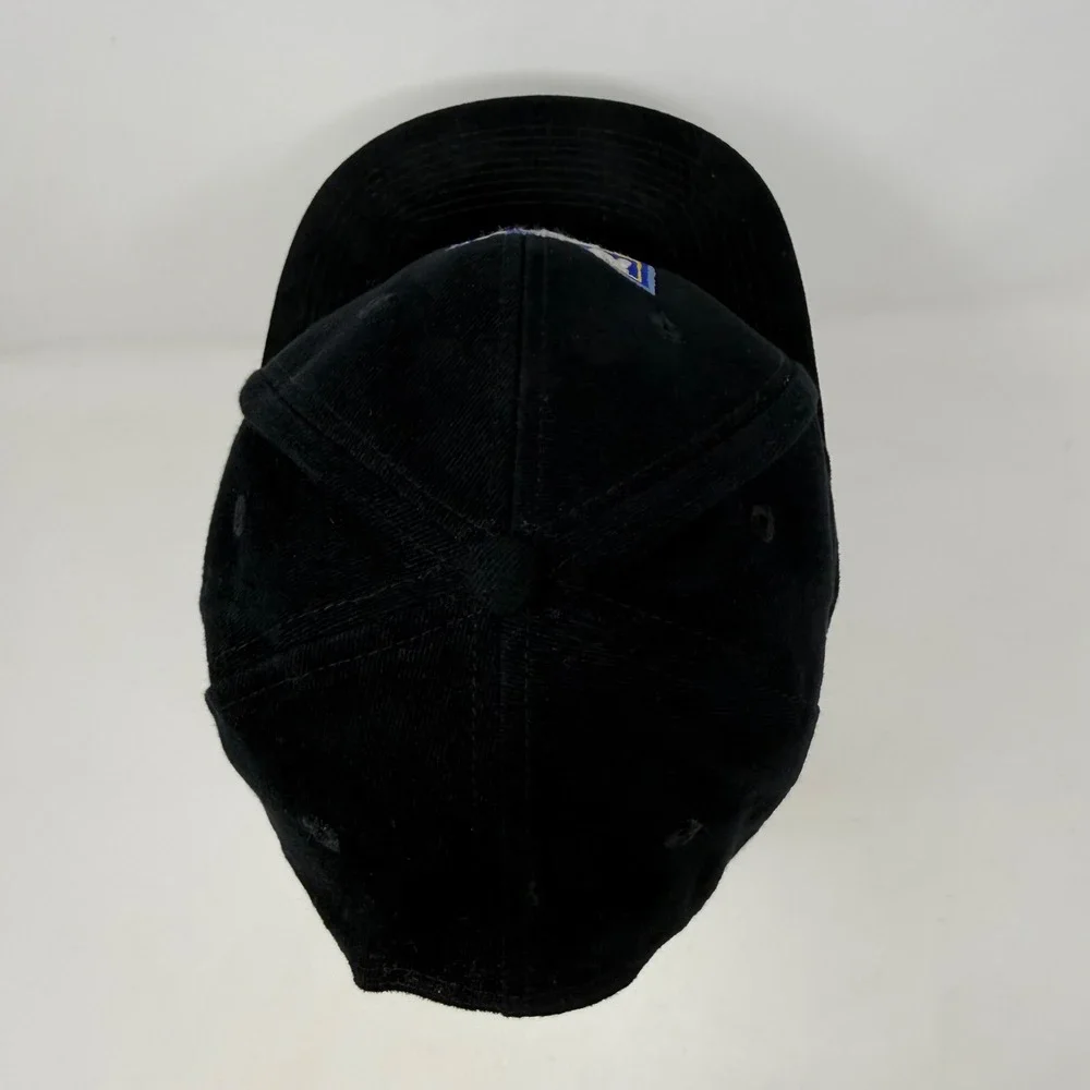 Vintage Logo 7 NFL CBS Sports Hat‎ Black Adjustable Strapback Cap One Size